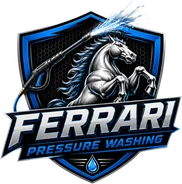 Ferrari's Pressure Washing logo